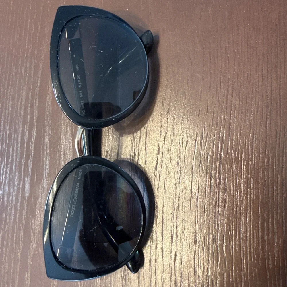 NEW Dolce & Gabbana DG3262F 501 Womens Black Cat Eye Eyeglasses Frames 51/20 140
